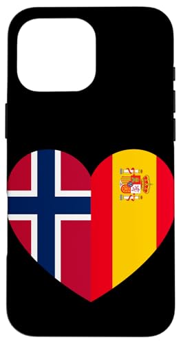 Norway and Spain: United Friendship Pride Hülle für iPhone 16 Pro Max Norway and Spain: United Friendship Pride Hülle für iPhone 16 Pro Max von Spain Love Pride Merch
