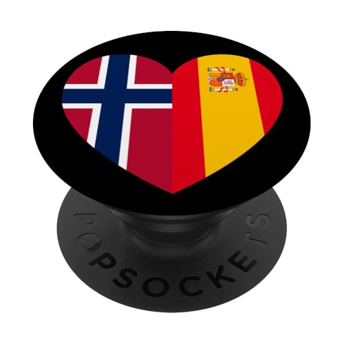 Norway and Spain: United Friendship Pride PopSockets Klebender PopGrip Norway and Spain: United Friendship Pride PopSockets Klebender PopGrip von Spain Love Pride Merch