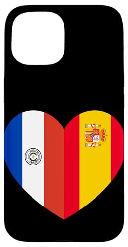 Paraguay and Spain: United Friendship Pride Hülle für iPhone 15 von Spain Love Pride Merch