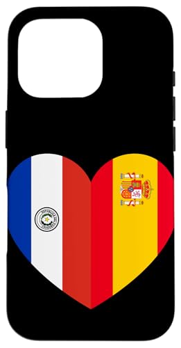 Paraguay and Spain: United Friendship Pride Hülle für iPhone 16 Pro von Spain Love Pride Merch