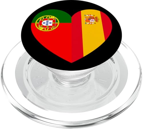 Portugal and Spain: United Friendship Pride PopSockets PopGrip für MagSafe Portugal and Spain: United Friendship Pride PopSockets PopGrip für MagSafe von Spain Love Pride Merch