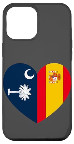 South Carolina and Spain Flags: Heart Shaped Unity Hülle für iPhone 12 Pro Max South Carolina and Spain Flags: Heart Shaped Unity Hülle für iPhone 12 Pro Max von Spain Love Pride Merch