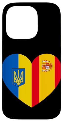 Ukraine and Spain: United Friendship Pride Hülle für iPhone 14 Pro von Spain Love Pride Merch