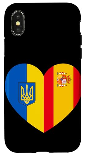 Ukraine and Spain: United Friendship Pride Hülle für iPhone X/XS von Spain Love Pride Merch
