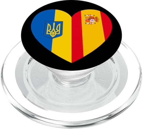 Ukraine and Spain: United Friendship Pride PopSockets PopGrip für MagSafe Ukraine and Spain: United Friendship Pride PopSockets PopGrip für MagSafe von Spain Love Pride Merch