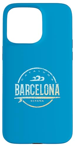 Barcelona España - Retro Barcelona Spanien Vintage Surf Hülle für iPhone 15 Pro Max Barcelona España - Retro Barcelona Spanien Vintage Surf Hülle für iPhone 15 Pro Max von Spain Shoreline Apparel
