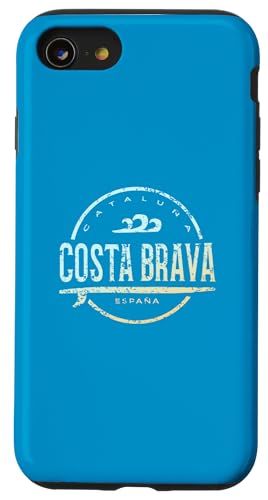 Costa Brava España - Retro Costa Brava Spanien Vintage Surf Hülle für iPhone SE (2020) / 7 / 8 von Spain Shoreline Apparel