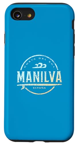 Manilva España - Retro Manilva Spanien Vintage Surf Hülle für iPhone SE (2020) / 7 / 8 von Spain Shoreline Apparel