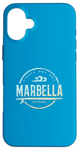 Marbella España - Retro Marbella Spanien Vintage Surf Hülle für iPhone 16 Plus Marbella España - Retro Marbella Spanien Vintage Surf Hülle für iPhone 16 Plus von Spain Shoreline Apparel