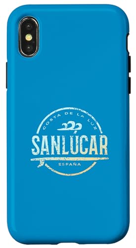 Sanlúcar España - Retro Sanlucar Spanien Vintage Surf Hülle für iPhone X/XS Sanlúcar España - Retro Sanlucar Spanien Vintage Surf Hülle für iPhone X/XS von Spain Shoreline Apparel