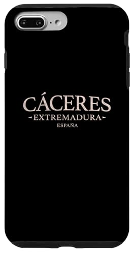 Cáceres España | Simple Caceres Extremadura Spanien Hülle für iPhone 7 Plus/8 Plus von Spanish Trading Op.