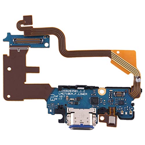 Handy Ersatzteile Ladebuchse Flexkabel für LG G7 ThinQ / G710EM / G710PM / G710VMP / G710TM / G710VM mobile Displays von Spare Parts