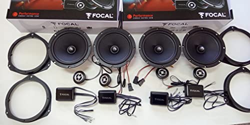 Set mit 8 Lautsprechern Focal für Fiat 500X Fiat 500L vorne und hinten von Spare Parts