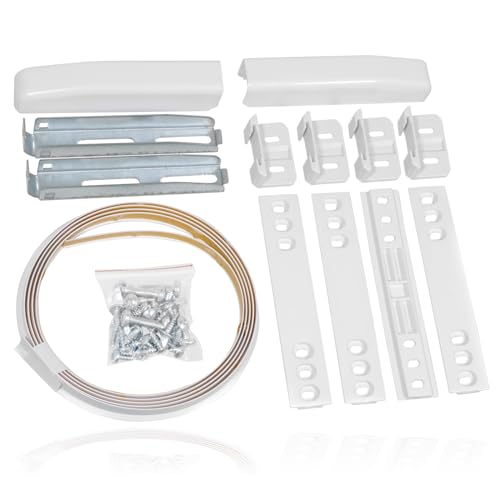 SPARES2GO Integrierte Kühlschranktür-Schiebe-Montagehalterung Befestigungsset für Beko mit Schrankbefestigungsklammern BEK4307640200 (4 Stück) von Spares2go
