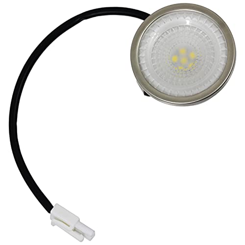 SPARES2GO Universal-Dunstabzugshaube mit LED-Licht, rund, 54,5 mm, 1,6 W von Spares2go