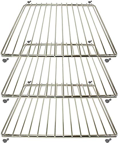 Spares2go Universal-Grillrost, verstellbar, Chrom, kompatibel mit Bush Ofen Herd & Grill (320 mm x 360-620 mm) von Spares2go