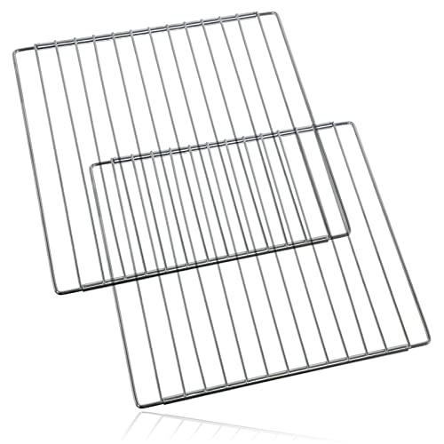 Universelles Kühlschrankregal Verstellbares Gefrierfach Chrombeschichtet (Packung mit 2) von Spares2go