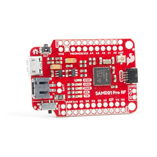 SparkFun Pro RF – LoRa, 915 MHz (SAMD21) – WirelessBoard, einfach zu bedienender IoT Qwiic fähiger Mikrocontroller 915 MHz ISM Band verstärkter MicroB USB Stecker im Lieferumfang enthalten U.FL von SparkFun