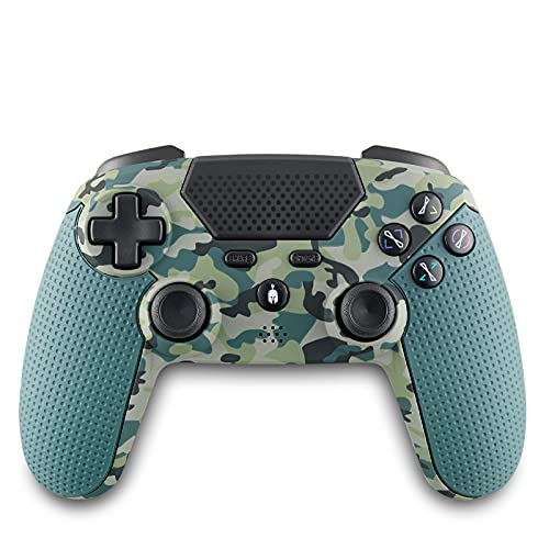Spartan Gear - Aspis 3 Wired & Wireless Controller (Compatible with PC [wired] and Playstation 4 [wireless]) (colour: Green Camo) von Spartan Gear