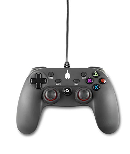 Spartan Gear - Oplon Wired Controller (Compatible With PC and PlayStation 3) (Colour: Black) [ von Spartan Gear