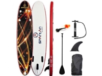 Spartan Paddleboard SUP inflatable board with paddle and accessories Spartan SUP 10' Brown-Red von Spartan Gear