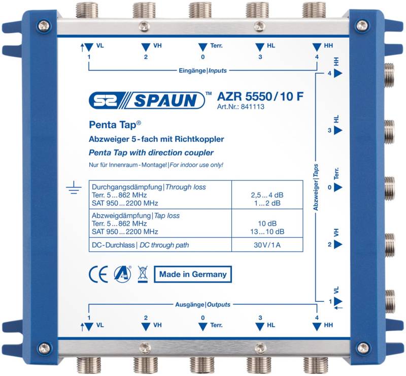 AZR 5550/10 F Antennenabzweiger von Spaun