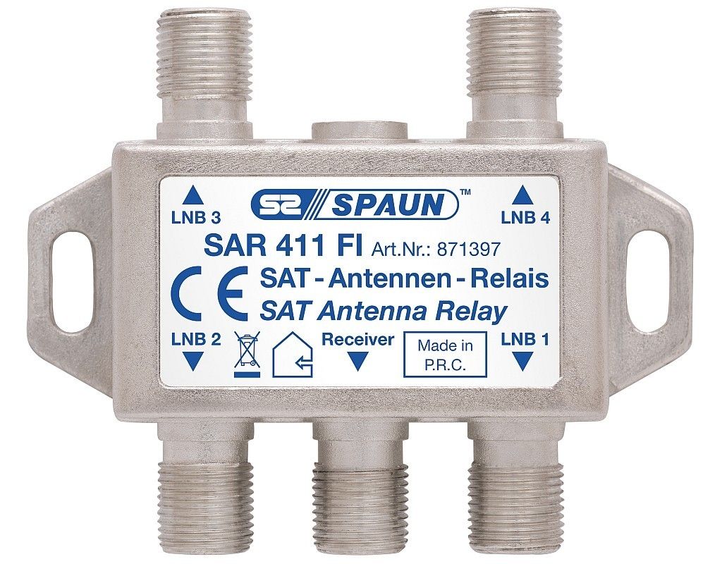Spaun SAR 411 FI DiSEqC Schalter 4/1 von Spaun