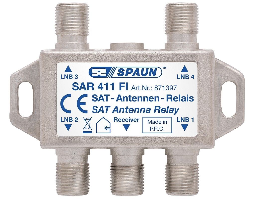 Spaun SAR 411 FI DiSEqC Schalter 4/1 Spaun SAR 411 FI DiSEqC Schalter 4/1 von Spaun