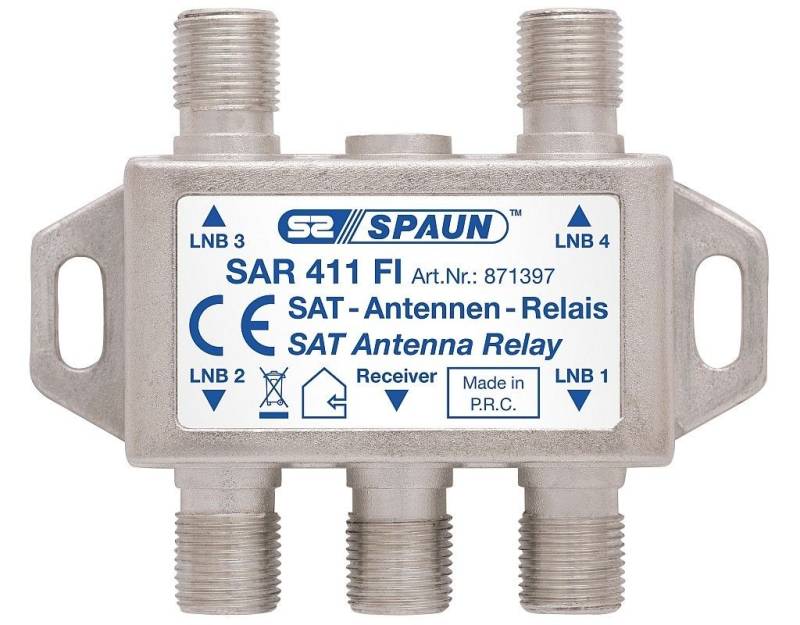 Spaun SAR 411 FI DiSEqC Schalter 4/1 von Spaun