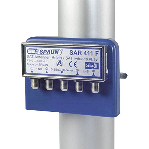 Spaun SAR 411 WSG Sat Antenne Relay für 4X Universal LNB von Spaun