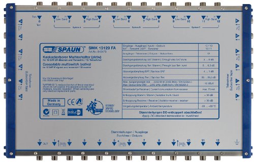 Spaun SMK 13129 FA Kaskadierbare Multischalter (Standard-Klasse, 12x Ausgänge) von Spaun