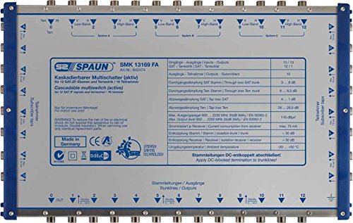 Spaun SMK 13169 FA 3X Sat System mit 12 Sat IF Signals Spaun SMK 13169 FA 3X Sat System mit 12 Sat IF Signals von Spaun