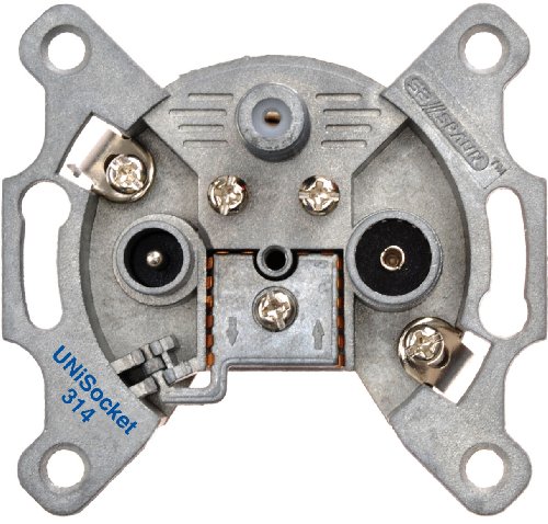 Spaun UniSocket 314 Sat-Duchgangsdose für SatCR Spaun UniSocket 314 Sat-Duchgangsdose für SatCR von Spaun