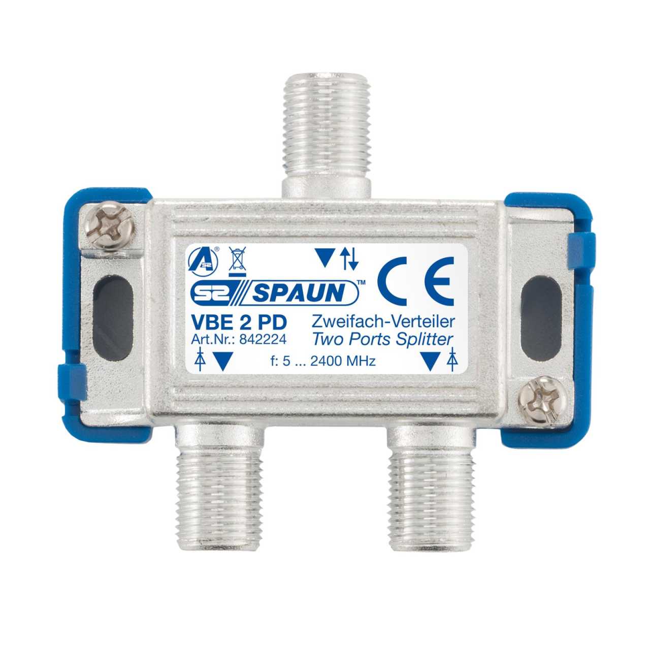 Spaun VBE 2 PD Unicable 2 Fach BK Verteiler / Splitter Spaun VBE 2 PD Unicable 2 Fach BK Verteiler / Splitter von Spaun