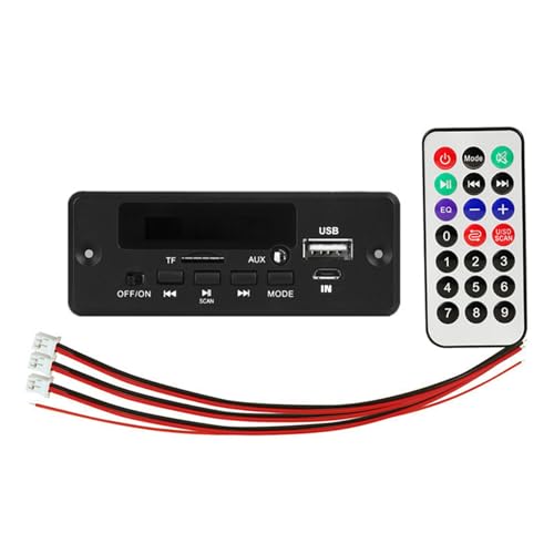 Spb 12V Bluetooth MP3 Decoder Board 50W Verstärker DIY Home Digital Audio Modul USB für Lautsprecher Freisprecheinrichtung Kunststoff Schwarz von Spb