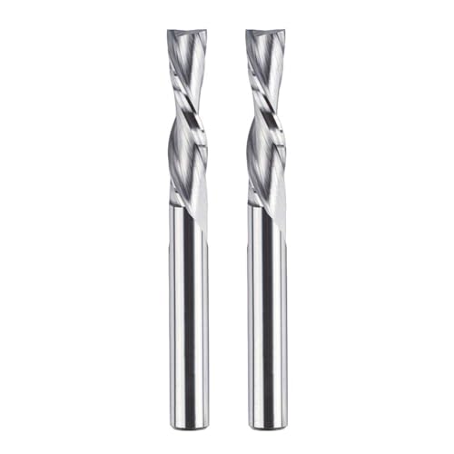 SpeTool 2 Stück Spiralnutfräser 8mm Schaft Downcut 32mm Schnittlänge Nutfräser Spiralfräser 2 Flöten Router Bit Fräser für Oberfräse Langlochfräser Holz CNC Fräser VHM Schaftfräser Holzfräser SpeTool 2 Stück Spiralnutfräser 8mm Schaft Downcut 32mm Schnittlänge Nutfräser Spiralfräser 2 Flöten Router Bit Fräser für Oberfräse Langlochfräser Holz CNC Fräser VHM Schaftfräser Holzfräser von SpeTool