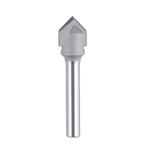 SpeTool Fasenfräser 6mm Schaft 90 Grad Gravierstichel VHM 2 Flöten V Nutfräser CNC Fräser Schaftfräser 12mm Schneiddurchmesser Gravierfräser V-Bit Holzfräser für Oberfräse zum Adern Fasen V-Rillen SpeTool Fasenfräser 6mm Schaft 90 Grad Gravierstichel VHM 2 Flöten V Nutfräser CNC Fräser Schaftfräser 12mm Schneiddurchmesser Gravierfräser V-Bit Holzfräser für Oberfräse zum Adern Fasen V-Rillen von SpeTool