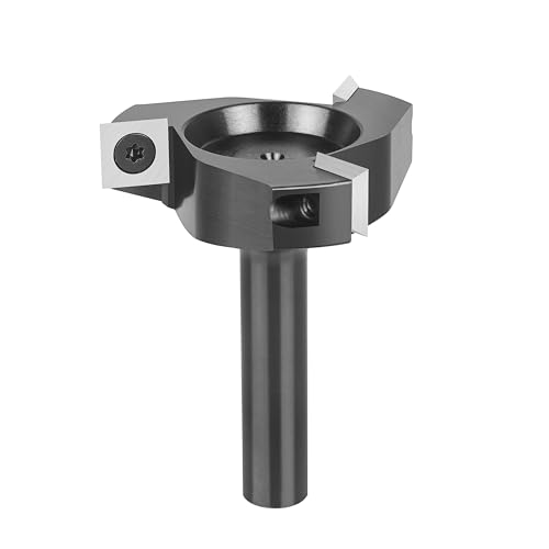 SpeTool Planfräser 12mm Schaft 60mm Durchmesser mit Wendeplatten Präziser Flächenfräser Planfräser für Oberfräse Wendeplattenfräser 3 Flöten CNC Fräser für Holz Schaftfräser Planfräsen Abflachfräser SpeTool Planfräser 12mm Schaft 60mm Durchmesser mit Wendeplatten Präziser Flächenfräser Planfräser für Oberfräse Wendeplattenfräser 3 Flöten CNC Fräser für Holz Schaftfräser Planfräsen Abflachfräser von SpeTool