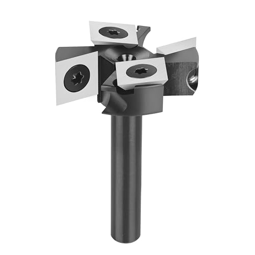 SpeTool Planfräser 8mm Schaft 38.1mm Durchmesser Planfräser für Oberfräse Hobelfräser für holz mit Wendeplatten 2+2 Flöten CNC Fräser Flächenfräser Abflachfräser Oberflächenbit SpeTool Planfräser 8mm Schaft 38.1mm Durchmesser Planfräser für Oberfräse Hobelfräser für holz mit Wendeplatten 2+2 Flöten CNC Fräser Flächenfräser Abflachfräser Oberflächenbit von SpeTool