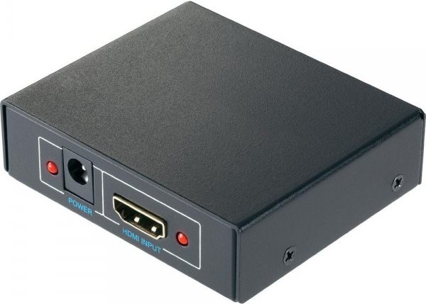 SPEAKA PROFESSIONAL 2 Port HDMI-Splitter Ultra HD-fähig, 3D-Wiedergabe möglich 3840 x 2160 Pixel Sch SPEAKA PROFESSIONAL 2 Port HDMI-Splitter Ultra HD-fähig, 3D-Wiedergabe möglich 3840 x 2160 Pixel Sch von SpeaKa Professional