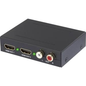 SpeaKa Professional 2 Port HDMI Audio Extraktor mit Toslink und Cinch Audio (R/L) von SpeaKa Professional