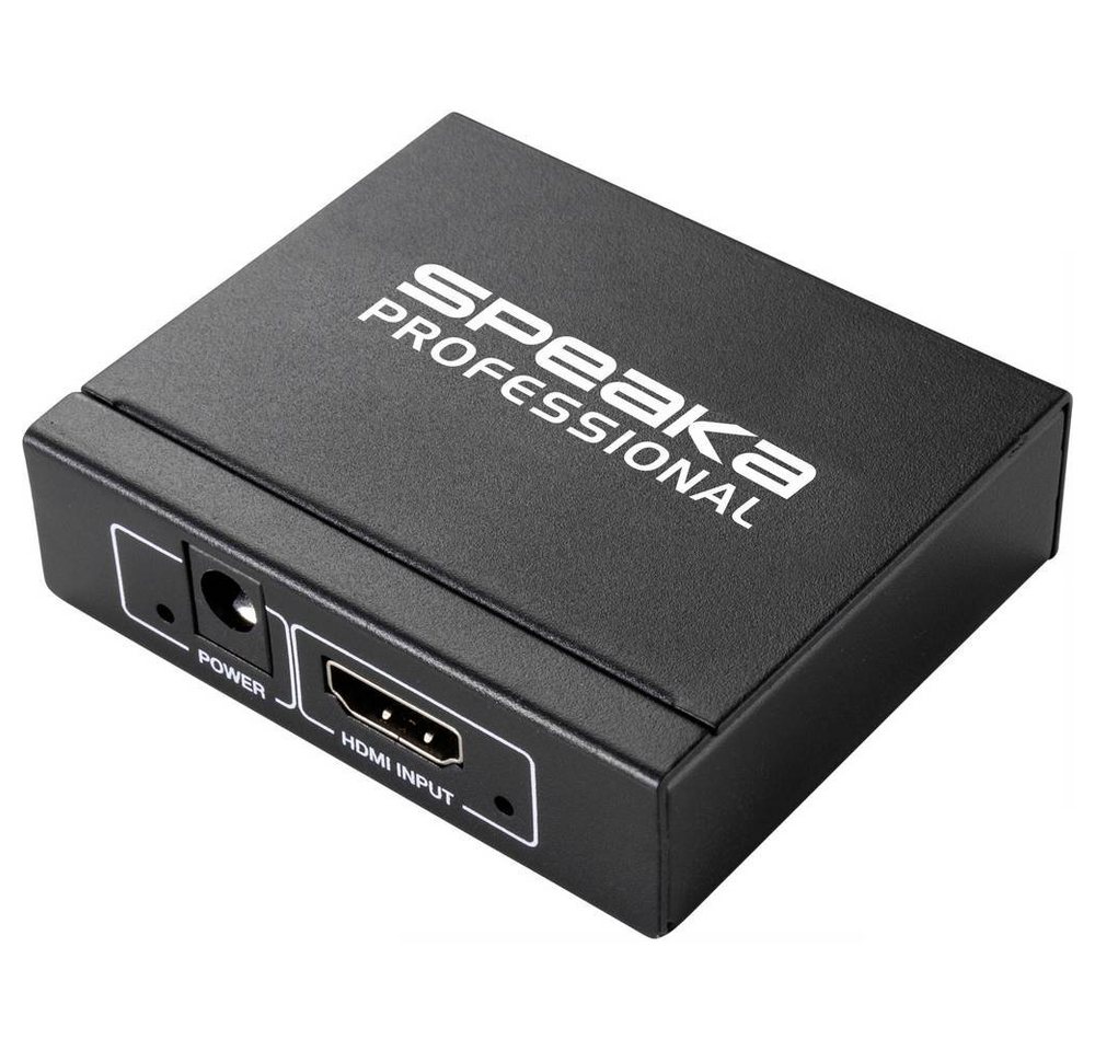SpeaKa Professional 2 Port HDMI Splitter 1080p HDMI-Adapter, 3D-Wiedergabe möglich von SpeaKa Professional