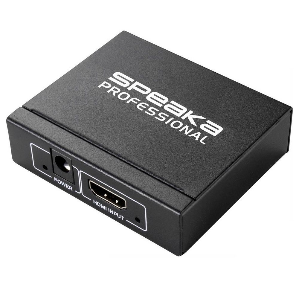 SpeaKa Professional 2 Port HDMI Splitter 1080p HDMI-Adapter, 3D-Wiedergabe möglich SpeaKa Professional 2 Port HDMI Splitter 1080p HDMI-Adapter, 3D-Wiedergabe möglich von SpeaKa Professional