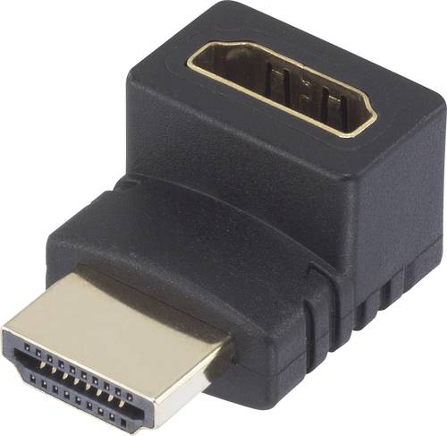 SpeaKa Professional HDMI Adapter [1x HDMI-Stecker - 1x HDMI-Buchse] 270° nach oben gewinkelt vergol von SpeaKa Professional