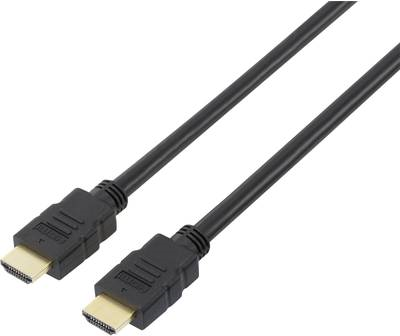 SpeaKa Professional HDMI Anschlusskabel [1x HDMI-Stecker - 1x HDMI-Stecker] 10 m Schwarz (SP-7870112) von SpeaKa Professional