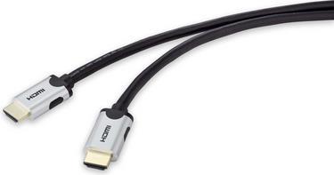 SpeaKa Professional HDMI Anschlusskabel 3.00 m verdrillte Paare Schwarz [1x HDMI-Stecker - 1x HDMI-Stecker] (SP-9063176) von SpeaKa Professional