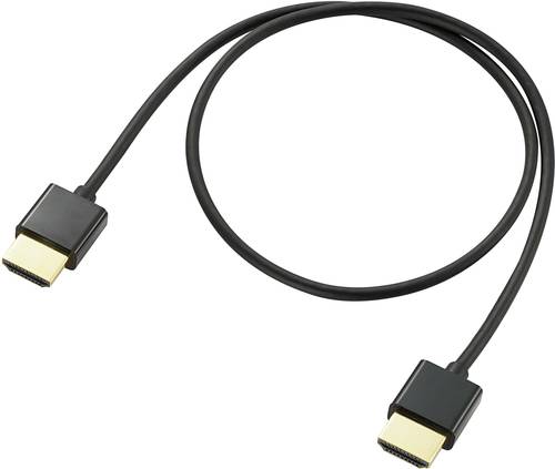 SpeaKa Professional HDMI Anschlusskabel HDMI-A Stecker, HDMI-A Stecker 0.50m Schwarz SP-9070576 Audi von SpeaKa Professional