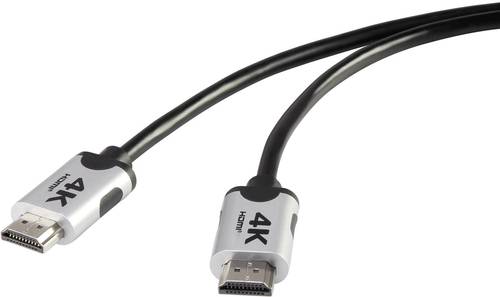 SpeaKa Professional HDMI Anschlusskabel HDMI-A Stecker, HDMI-A Stecker 1.00m Schwarz SP-6344128 Audi von SpeaKa Professional