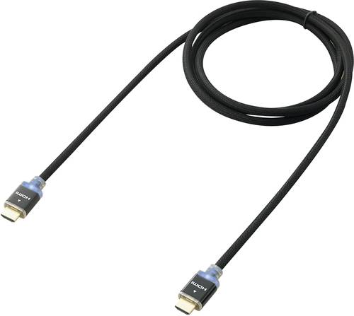 SpeaKa Professional HDMI Anschlusskabel HDMI-A Stecker, HDMI-A Stecker 1.00m Schwarz SP-7870024 Audi von SpeaKa Professional