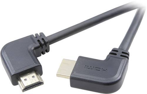 SpeaKa Professional HDMI Anschlusskabel HDMI-A Stecker, HDMI-A Stecker 1.50m Schwarz SP-1301384 Audi von SpeaKa Professional